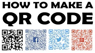 HOW TO CREATE A QR CODE   INSTRUCTIONS 101 [upl. by Dever928]