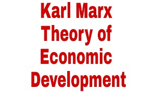 Karl Marx Theory of Economic Development [upl. by Orvah]