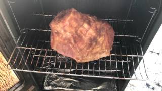 Smoked Ham On Masterbuilt Smoker  Ham Recipe [upl. by Hussey]