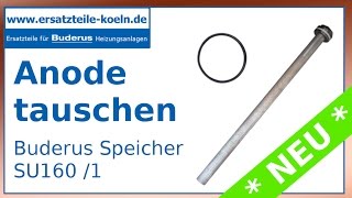 NEU Anode tauschen  Speicher reinigen  Buderus SU1601 [upl. by Ias]