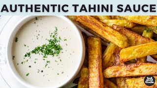 AUTHENTIC Lebanese Tahini Sauce [upl. by Staley]