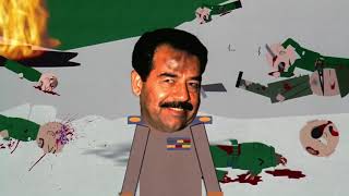 Eric Cartman VS Saddam Hussein  Epic Battle in HD [upl. by Sykleb297]