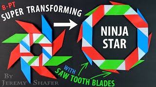 Super Transforming Ninja Star w Saw Tooth Blades [upl. by Eldreda]