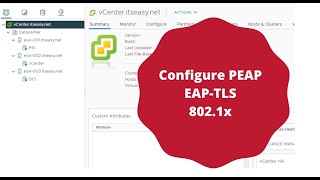 Configure PEAP EAPTLS 8021x [upl. by Andrien]