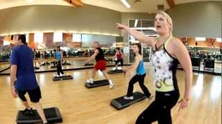 Step Class at LA Fitness [upl. by Aara]