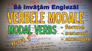 Sa invatam engleza  VERBE MODALE  MODAL VERBS p1  Lets Learn English [upl. by Amlas]