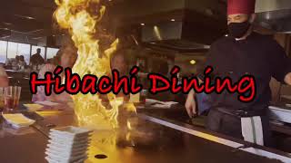 Hibachi Dining Where the Chef Cooks in Front of You [upl. by Alcott]