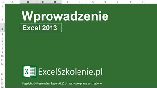 Wprowadzenie  Kurs Excel Podstawy [upl. by Yelnek]