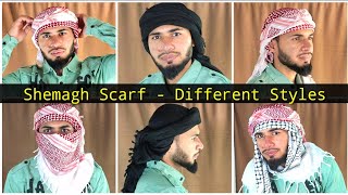 Eid Special  How to Tie Shemagh Scarf  Different Styles Tutorial  AL Aamir Khan [upl. by Nimajneb]