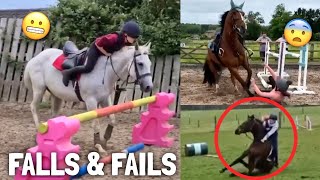 horse FALLS amp FAILS  Subscriber Edition  equinemollie [upl. by Salohci802]