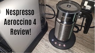 Nespresso Aeroccino 4 Milk Frother Review  Worth upgrading from the Aeroccino 3 [upl. by Mendy]