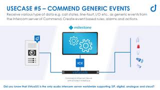 Milestone XProtect and Commend Intercom Integration [upl. by Asennav664]