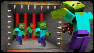 ★ Minecraft 10 Zombie Traps  Minecraft Simple Redstone Creations [upl. by Aiset380]