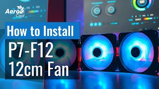 How To Install Your P7F12 RGB Fans [upl. by Onailimixam]