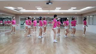 THE LOCOMOTION Line Dance Beginner Level [upl. by Ablasor]