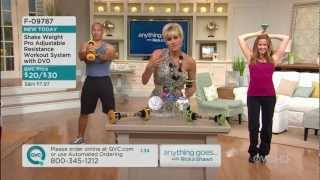 QVC Host Shawn Killinger with Erica Shaffer Using The Shake Weight [upl. by Seitz]