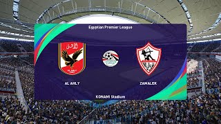 Al Ahly vs Zamalek 25062024 Egyptian Premier League PES 2021 [upl. by Aiyot]