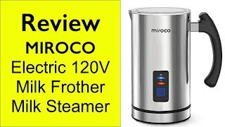 Review Miroco Milk Frother  How to make froth milk at home [upl. by Paryavi869]