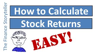 How to calculate stock returns [upl. by Ddat]