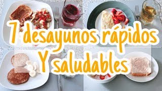 MENU DE DESAYUNOS RÁPIDOS Y SALUDABLES ♡ PARA NIÑOS Y ADULTOS  INSPÍRATE CONMIGO 🎀 [upl. by Llibyc907]