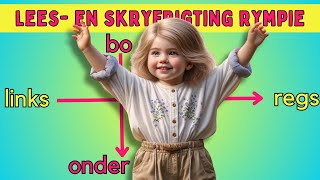 Lees en skryfrigting RYMPIE vir kinders in Afrikaans  LEESPROGRAM 240 [upl. by Celestina670]