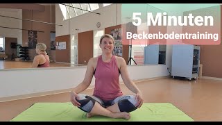 5 Minuten Beckenbodentraining [upl. by Aicnatsnoc]