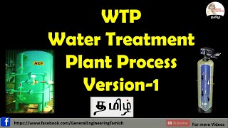 Water treatment Plant Process in TamilTDS TSS Turbidity [upl. by Urson]