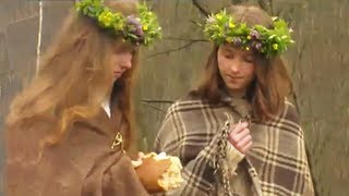 Lithuanian pagan folk song  Jurginių liaudies daina  Geras vakaras [upl. by Dnallor694]