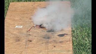 LiPo Battery Explosion  Guns and Fire [upl. by Buiron]