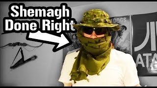 How to Tie a Shemagh  Military Style [upl. by Athiste903]