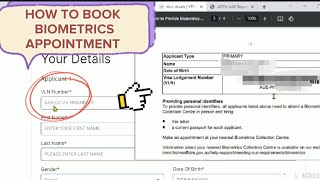 BIOMETRICS Australia Visa How to Book Biometrics appointment for Australian visa  StepbyStep [upl. by Bogie534]