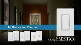 Lutron Maestro Multi Location Switch  WestsideWholesalecom [upl. by Binetta]