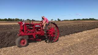 Farmall F12 Plowing [upl. by Hayalat]