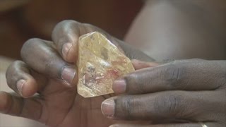 Pastor discovers whopping 706 carat diamond in Sierra Leone [upl. by Oram957]