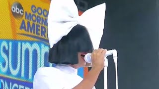 Sia  Unstoppable LIVE GMA Performance [upl. by Ainnos]