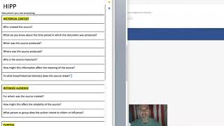 Document Analysis for DBQ DocumentBased Question using HIPP [upl. by Slaughter]