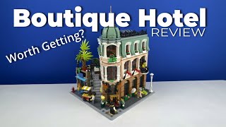 LEGO Boutique Hotel Review  Set 10297 [upl. by Aihsekel521]