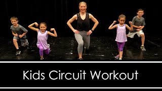 KIDS CIRCUIT WORKOUT for PARENTS TOO [upl. by Oznofla]