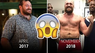 400lb to 250lb The story behind Tyson Furys transformation is incredible [upl. by Kucik]