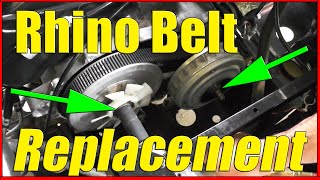 Yamaha Rhino Belt Replacement [upl. by Catlaina]