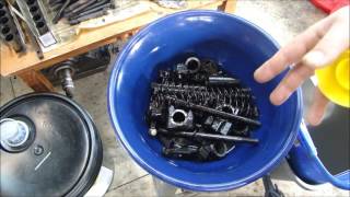 Engine Rebuilding  Part Cleaning [upl. by Maje]