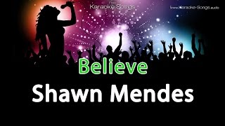 Shawn Mendes Believe from Disney Descendants Instrumental Karaoke Version with vocals and lyrics [upl. by Keavy]