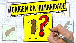 A EVOLUÇÃO HUMANA  História  Resumo Desenhado [upl. by Mcgrody734]