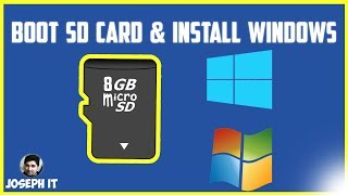 Boot Windows from an SD card  Any Windows [upl. by Denton]