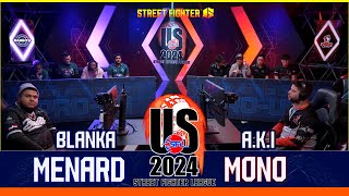 MENARD VS MONO Week 3  Street Fighter League ProUS [upl. by Ellenej]