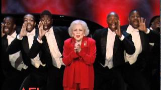 Betty White Surprises Morgan Freeman at the 39th AFI Life Achievement Award [upl. by Brnaba89]