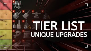 Unique Upgrades  Tier List [upl. by Sindee]