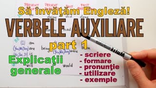 Sa invatam engleza  VERBELE AUXILIARE part 1 Introducere  Lets Learn English [upl. by Fenn]