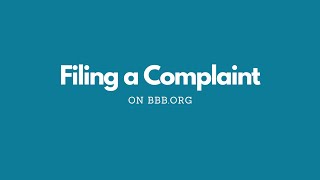 How to File a Complaint with BBB 2020 [upl. by Treb]