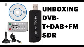 Unboxing new DVB T  DAB  FM SDR  Software Defined Radio [upl. by Tartan]